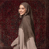 Viscose Crinkle Shawl Wood