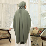 Nahda French Khimar Soft Army S-M