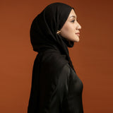Viscose Eyelash Shawl Black