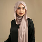 Viscose Eyelash Shawl Nude Cream