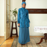 Artea Embroidery Tunik Blue Denim L-XL