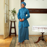 Artea Embroidery Tunik Blue Denim L-XL