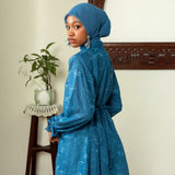 Artea Embroidery Tunik Blue Denim L-XL