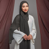 Viscose Linen Highlight Charcoal