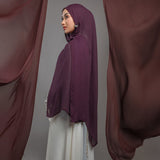 Viscose Linen Highlight Plum Berry