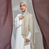 Viscose Linen Highlight Almond Milk