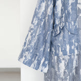 Sora Denim Dress Jackuard Light Blue