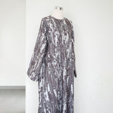Sora Denim Dress Jacquard Charcoal