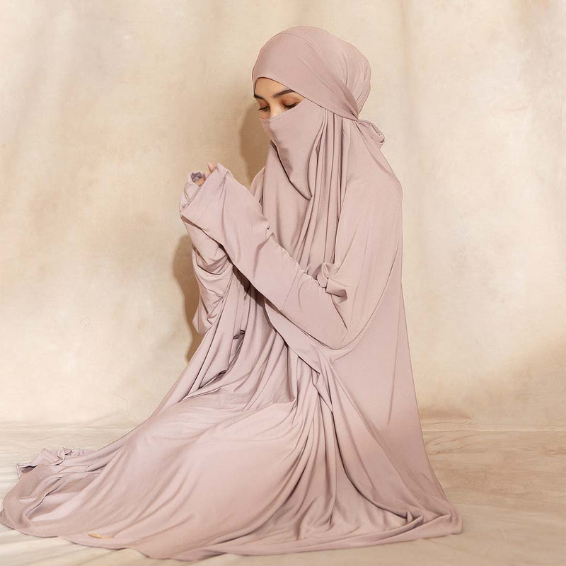 Shameera Prayer Set Series 2 in Tea Rose (Lozy x Hamidah)