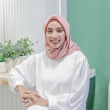 Mima Square (Hijab Segiempat Segi empat Bahan Katun)