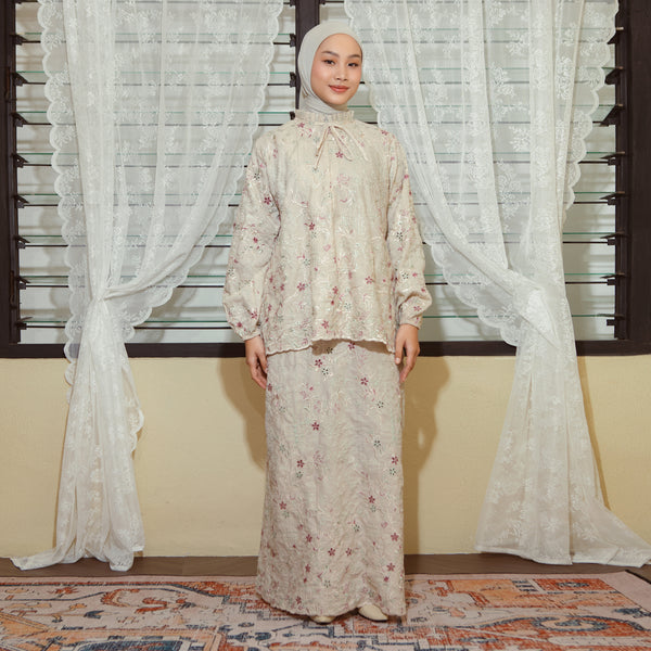 Floure Embroidery Set Almond Matcha S-M Series 3