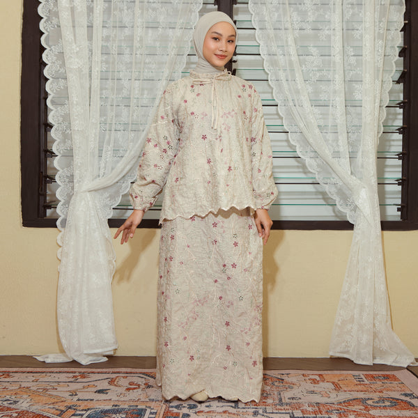 Floure Embroidery Set Almond Matcha S-M Series 1