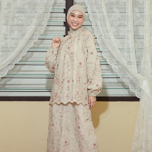 Floure Embroidery Set Almond Matcha L-XL Series 4