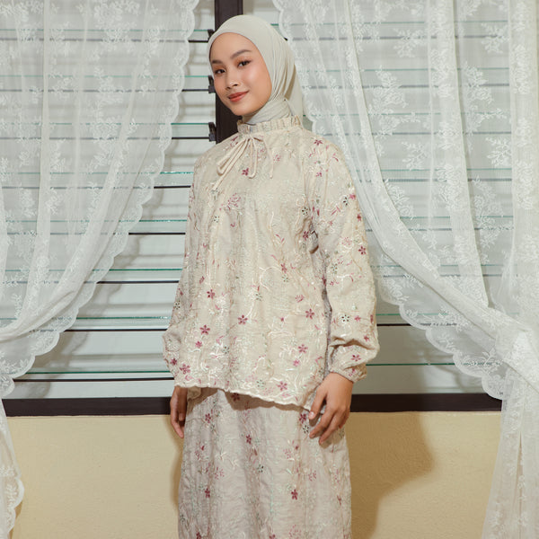 Floure Embroidery Set Almond Matcha L-XL Series 3