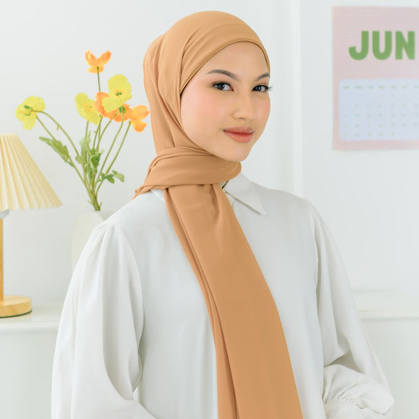 Araa Shawl Dove Caramel