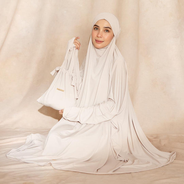 Shameera Prayer Set Series 2 in Broken White (Lozy x Hamidah)