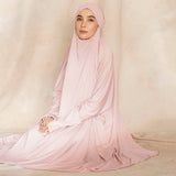 Shameera Prayer Set Series 2 in Blush Pink (Lozy x Hamidah)