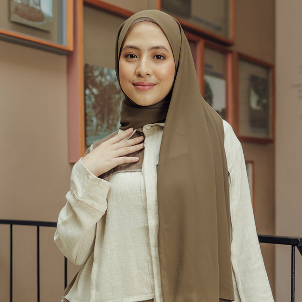 Bawal Shawl (Pashmina Ceruti Babydoll) Natural