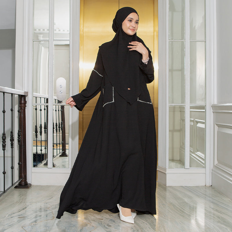 Sahla Abaya Set Black