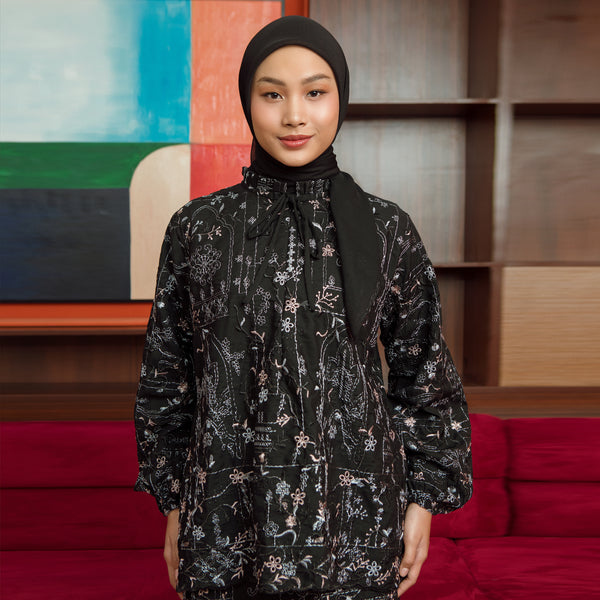 Floure Embroidery Set Noir Black S-M Series 3