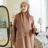 Sahla Abaya Set Brown Sugar