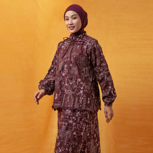 Floure Embroidery Set Burgundy Blush L-XL Series 2