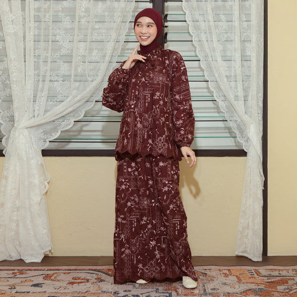 Floure Embroidery Set Burgundy Blush L-XL Series 5