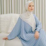 Halifa Abaya Dress Sky Blue