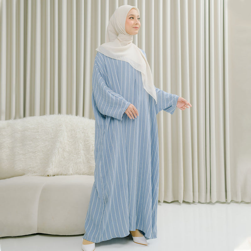 Halifa Abaya Dress Sky Blue