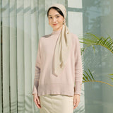 Michi Knit (Knit Shirt) Atasan Tangan Panjang Wanita Knitwear