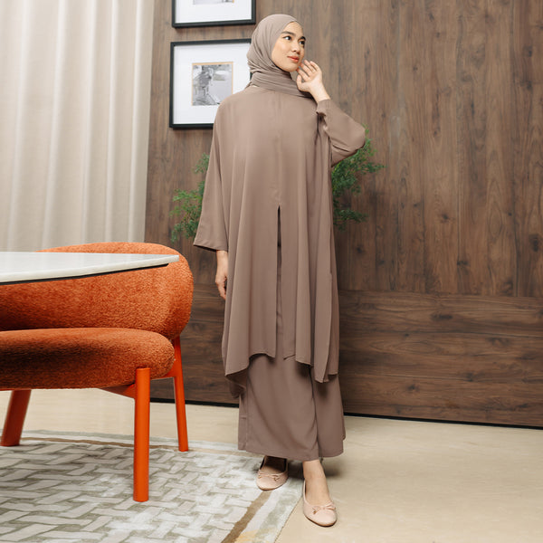 Hanifa Tunik Set Choco