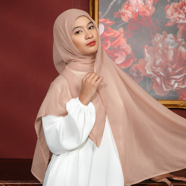 Mima Shawl Choco Dusty New