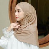 Tana Shawl (Pashmina Kaos Rayon) Chocolate