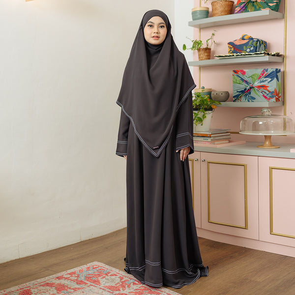 Sadia Abaya Set Coffee