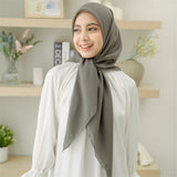 Theya Voal Square Cool Grey