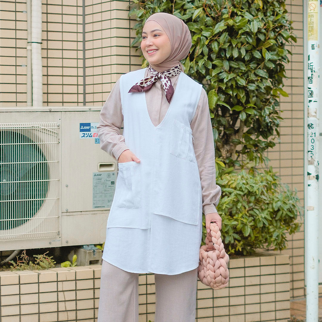 Breena Tunik Broken White – Lozy