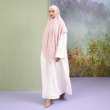 Lozy Hijab - Nara Embroidery Abaya (Abaya Dress Bordir Bahan Katun Linen Haji dan Umrah)