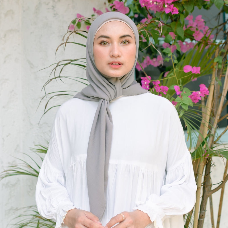 Mima Square (Hijab Segiempat Segi empat Bahan Katun)