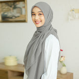 Mima Square Syari (Hijab Segiempat Syari) Dim Grey