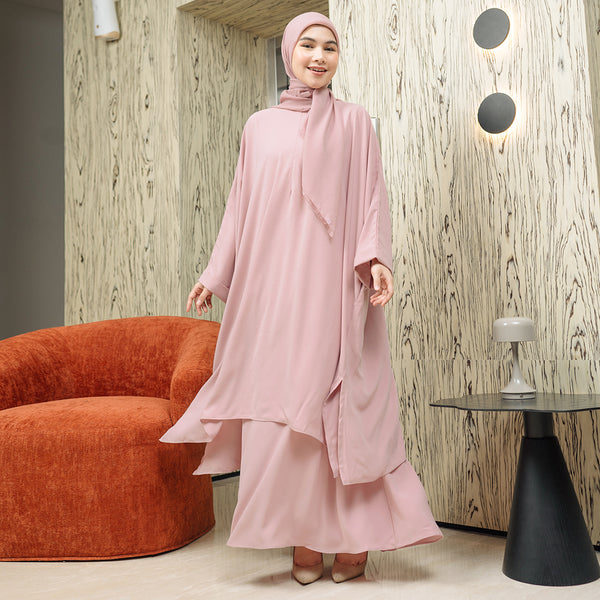 Haifa Tunik Set Dusty Pink