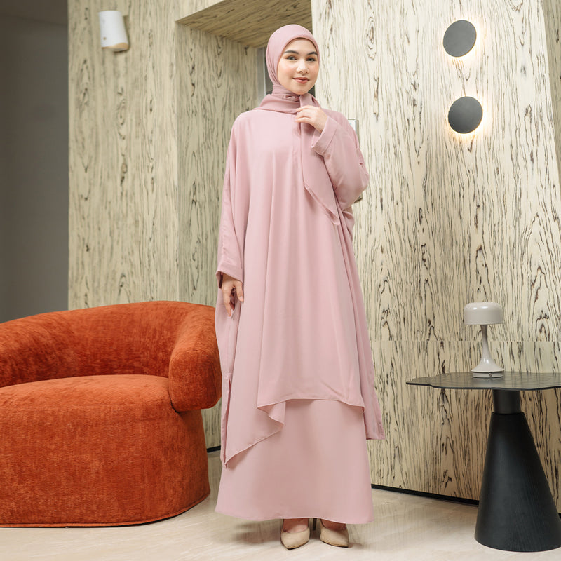 Haifa Tunik Set Dusty Pink