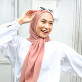 Mima Square (Hijab Segiempat Segi empat Bahan Katun)