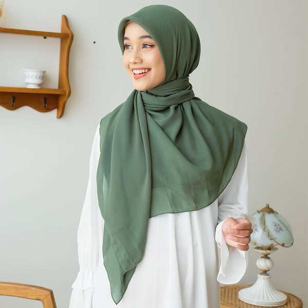 Mima Square Syari (Hijab Segiempat Syari) Emerald