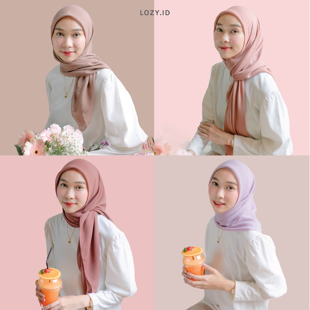 Mima Square ( Hijab Segiempat Katun )