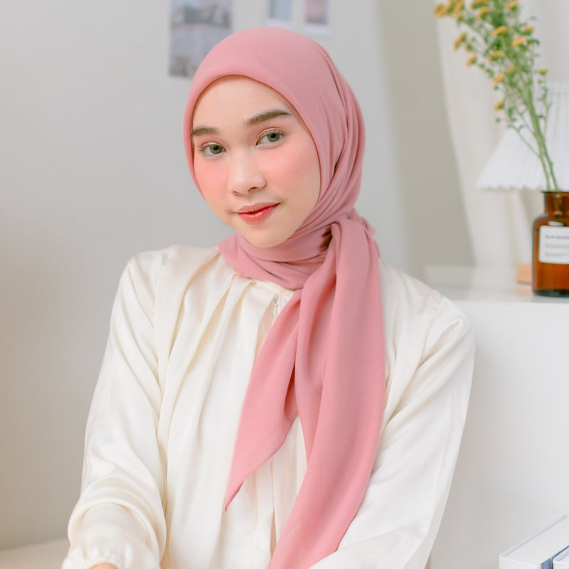 Mima Square (Hijab Segiempat Segi empat Bahan Katun)