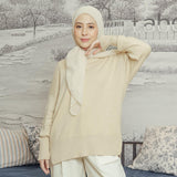 Michi Knit (Knit Shirt) Atasan Tangan Panjang Wanita Knitwear