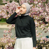 Michi Knit (Knit Shirt) Atasan Tangan Panjang Wanita Knitwear