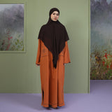 Lozy Hijab - Nara Embroidery Abaya (Abaya Dress Bordir Bahan Katun Linen Haji dan Umrah)