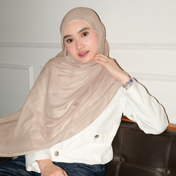 Pashmina Viscose Nour Shawl  Lozy x Lesti Fawn New
