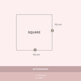 Geya Pleats Square (Segiempat Plisket)